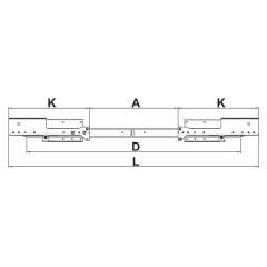 Hafele TABLET01 Açılır masa mek. 770/1070mm