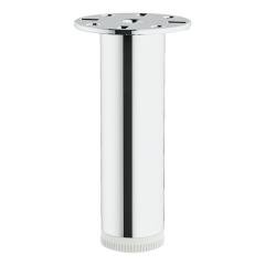 Hafele Bonny Yuvarlak Mobilya Ayağı 25x100mm, Parlak Krom Renk