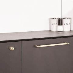 Hafele Mobilya Kulpu Calisto Mk 224mm Parlak Altın