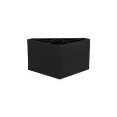 Hafele AIDA 80 Mobilya Ayağı Mat Siyah 80x50mm