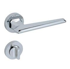 SINA Kapı Kolu Seti WC Krom Parlak