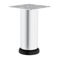 Hafele Alden Yuvarlak Mobilya Ayağı 38x100mm, Mat Krom Renk