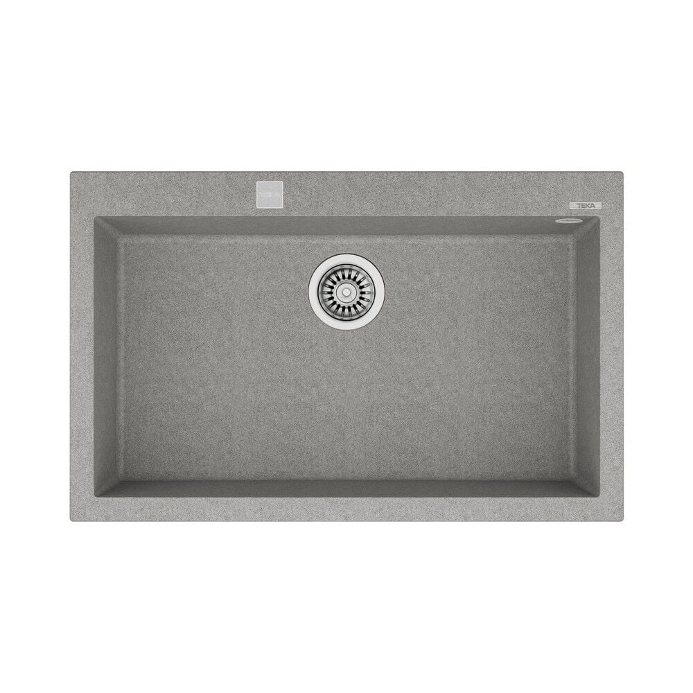 FORSQUARE 72.40 TG STONE GREY Ankastre Kumanda Sifonlu Granit Eviye Gri 72 cm 115230001