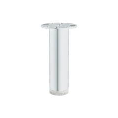 Hafele Bonny Yuvarlak Mobilya Ayağı 25x70mm, Mat Krom Renk