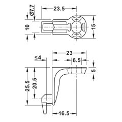 Hafele Arka Panel Bağlantı Elemanı Nikel Ø8Mm (100 Adet)