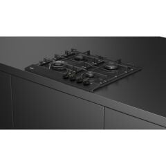- GSC 64320 RBC AT - Ankastre Emaye Wok Gözlü Gazlı Country Ocak - Döküm Izgara - Antrasit - 60 cm - 112610058
