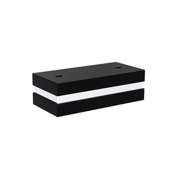 Hafele Flora Köşeli Mobilya Ayağı 60x35mm, Siyah Renk