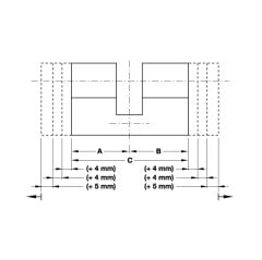 Hafele Boş Anahtar (Standart Profil İçin)
