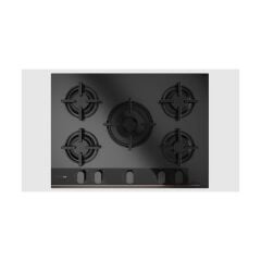 - Gbc 75-G1 Gbc Bm - Ankastre Kristal Wok Gözlü Cam Gazlı Ocak - Döküm Izgara - Siyah - 70 cm - 112570210