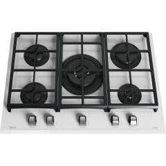 - Gzc 75330 Xbn Wh - Ankastre Exactflame Teknolojili Kristal Wok Gözlü Cam Gazlı Ocak - Döküm Izgara - Beyaz - 70 cm - 112570176