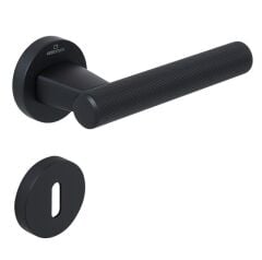 FUGI-K Kapı Kolu Seti Oda Siyah Mat