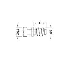 Hafele Rafix Tab 20 S Mil, 5/11,5 (100 Adet)