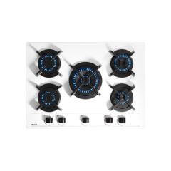 - Gbc 75030 Kbc Wh - Ankastre Exactflame Teknolojili Kristal Wok Gözlü Cam Gazlı Ocak - Döküm Izgara - Beyaz - 70 cm - 112580053