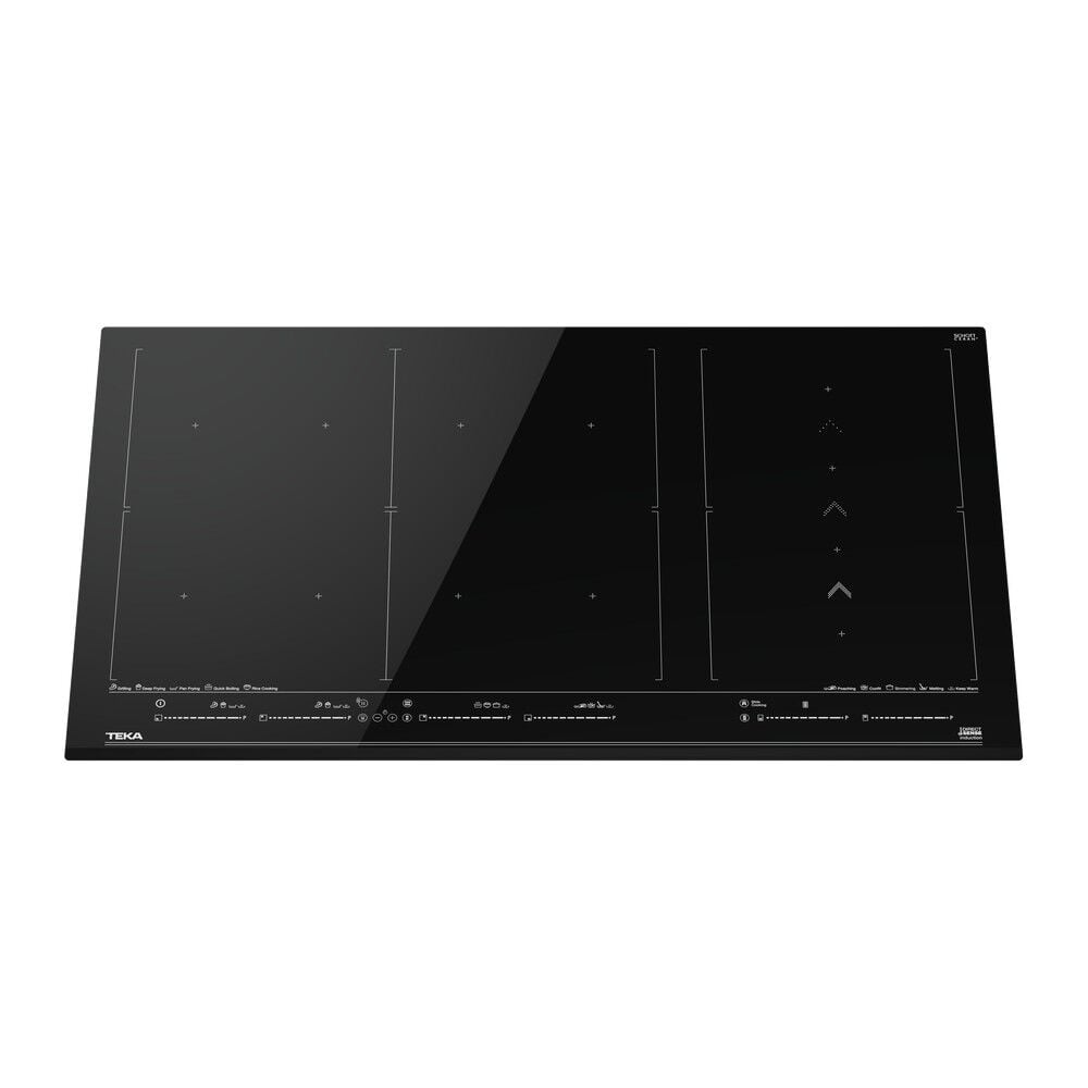 IZF 99700 İndüksiyonlu Ankastre 112500031 Cam Seramik Ocak 7400 W 90 cm Siyah 5 Gözlü Modern Tasarım