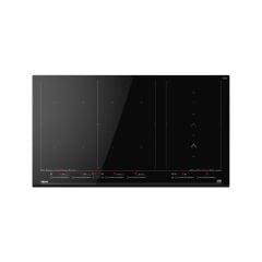 IZF 99700 İndüksiyonlu Ankastre 112500031 Cam Seramik Ocak 7400 W 90 cm Siyah 5 Gözlü Modern Tasarım