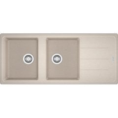 Franke Granit Eviye 2 Gözlü Damlalıklı BFG 621 Sahara