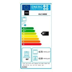 HLC 8400 ST Ankastre Multifonksiyonel Turbo Kompakt Fırın Gri Cam 45 lt 111130004