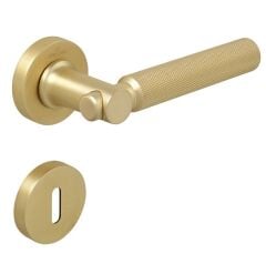 TROY-K Kapı Kolu Seti Oda Pirinç Mat