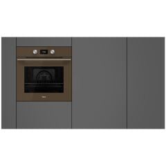 - HLB 8600 LB - Ankastre Multifonksiyonel Dijital Ekranlı Turbo Fırın - Kahverengi Cam - 70 lt - 111000014
