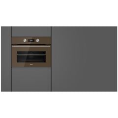 HLC 8400 LB Ankastre Multifonksiyonel Turbo Kompakt Fırın Kahverengi Cam 45 lt 111130006