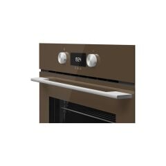 HLC 8400 LB Ankastre Multifonksiyonel Turbo Kompakt Fırın Kahverengi Cam 45 lt 111130006
