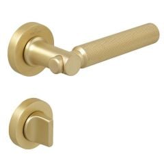 TROY-K Kapı Kolu Seti WC Antik Pirinç Mat