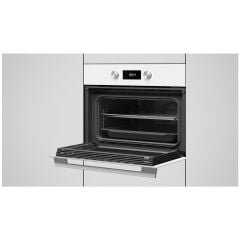 - HLC 8400 WH - Ankastre Multifonksiyonel Turbo Kompakt Fırın - Beyaz Cam - 45 lt - 111130002