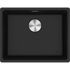 Franke Granit Eviye Tek Gözlü Damlalıksız Bx Maris Mrg 210/110-52 Nero