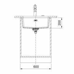 Franke Granit Eviye Tek Gözlü Damlalıksız Bx Maris Mrg 210/110-52 Nero