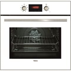- Hak 629 Wh - Ankastre Multifonksiyonel Dijital Ekranlı Fırın - Gömülebilir Düğme/teleskopik Ray - Beyaz Cam - 65 Lt - 111020059