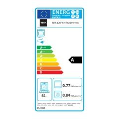 - Hak 629 Wh - Ankastre Multifonksiyonel Dijital Ekranlı Fırın - Gömülebilir Düğme/teleskopik Ray - Beyaz Cam - 65 Lt - 111020059