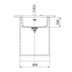 Franke Granit Eviye Tek Gözlü Damlalıksız Bx Maris Mrg 210/110-52 Bianco