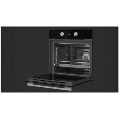 - HLB 8600 BK - Ankastre Multifonksiyonel Dijital Ekranlı Turbo Fırın - Siyah Cam - 70 lt - 111000010