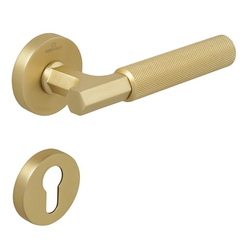 MOOD-K Kapı Kolu Seti Yale Antik Pirinç Mat