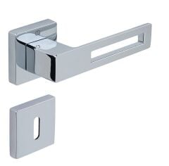 S-CUBE Kapı Kolu Seti Oda Krom Parlak