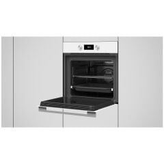 - Hlb 8400 Wh - Ankastre Multifonksiyonel Dijital Ekranlı Turbo Fırın - Beyaz Cam - 70 Lt - 111000004