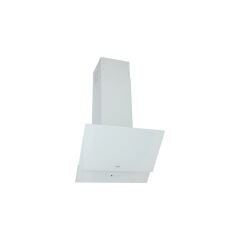 Duvar Tipi Davlumbaz 60 cm Beyaz Cam 550 m³/h Eğimli Tasarım 40495050