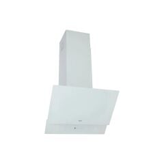 Duvar Tipi Davlumbaz 60 cm Beyaz Cam 550 m³/h Eğimli Tasarım 40495050