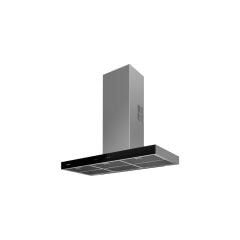 A4 DLH 985 T Duvar Tipi Davlumbaz 90 cm Inox/Siyah Yüksek Emiş Gücü 760 m³/h 54 dB Ses Seviyesi 40437100