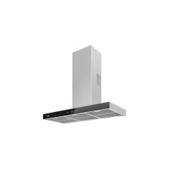 A4 DLH 985 T Duvar Tipi Davlumbaz 90 cm Inox/Siyah Yüksek Emiş Gücü 760 m³/h 54 dB Ses Seviyesi 40437100