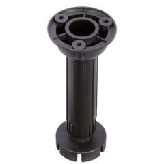 Hafele PFT02 Plastik Baza Ayağı 150mm, Siyah Renk (20 Adet)