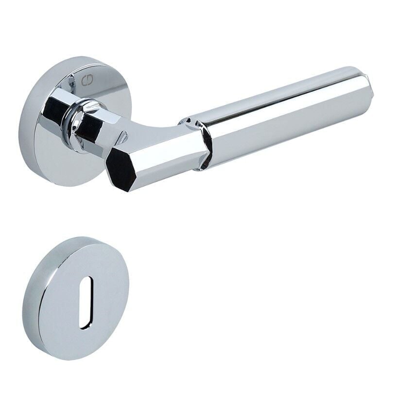 IRIS Kapı Kolu Seti Oda Krom Parlak