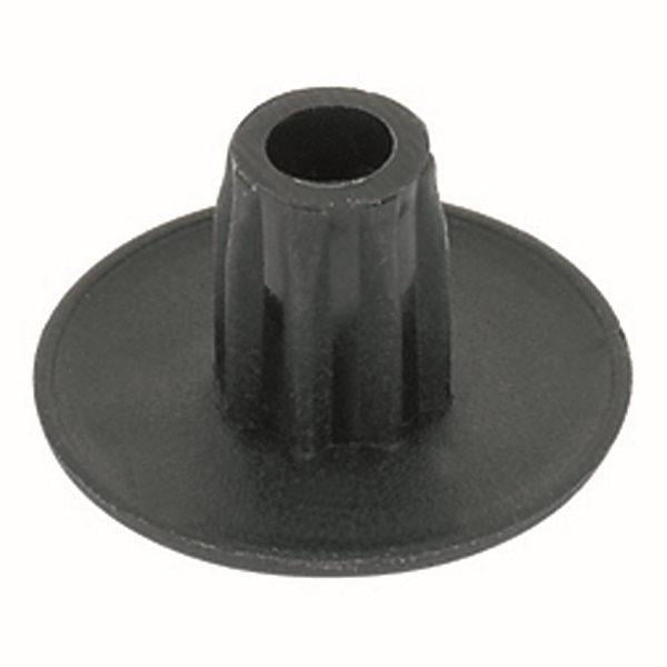Hafele Baza Ayağı İçin Tapa 18mm, Siyah Renk
