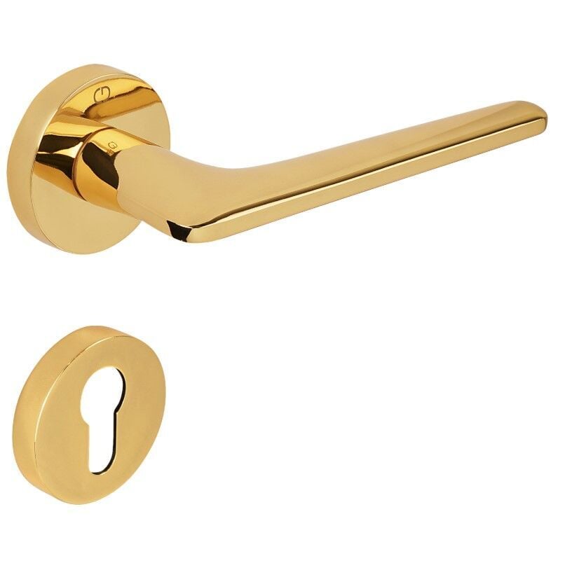 GIGI Kapı Kolu Seti Yale Altın Parlak