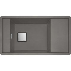 Franke Granit Eviye Tek Gözlü Damlalıklı Fresno FSG 611 Stone Grey