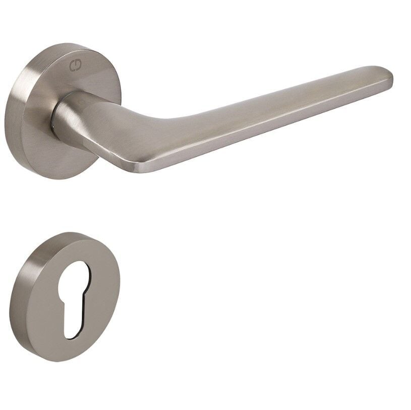 GIGI Kapı Kolu Seti Yale Inox Parlak