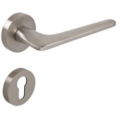 GIGI Kapı Kolu Seti Yale Inox Parlak