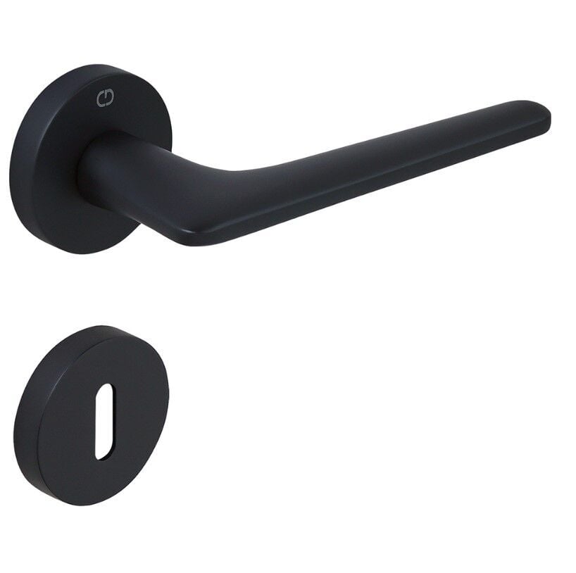 GIGI Kapı Kolu Seti Oda Siyah Mat