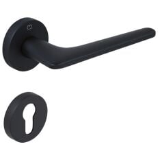 GIGI Kapı Kolu Seti Yale Siyah Mat