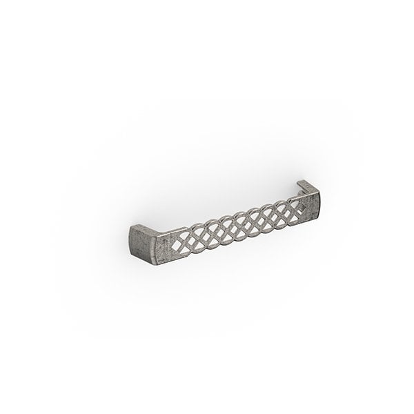 Hafele Mobilya Kulpu Rampart 128mm Antik Gümüş
